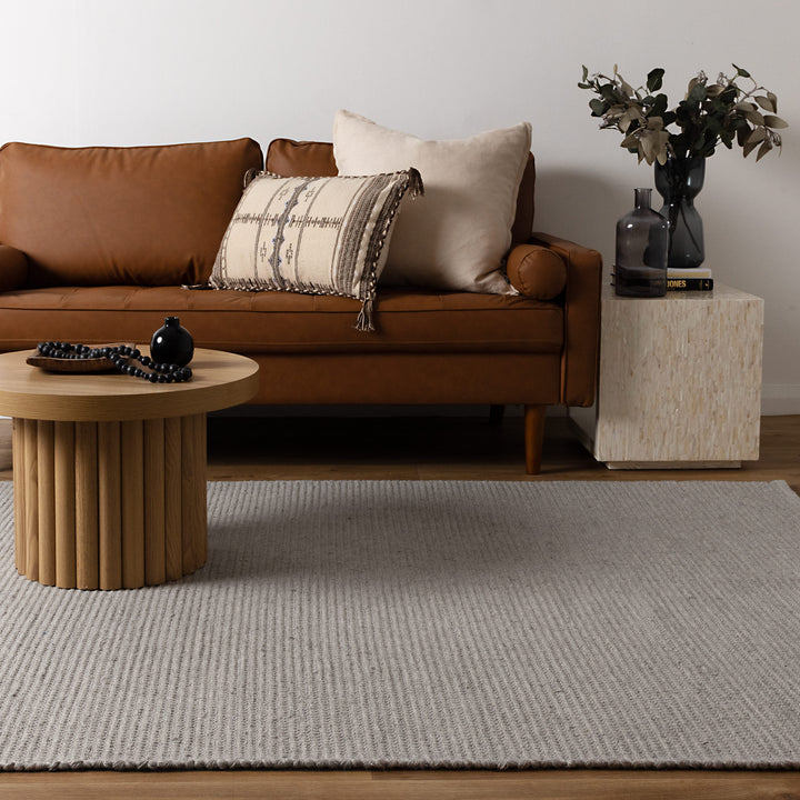 NATURE GREY WOOL RUG