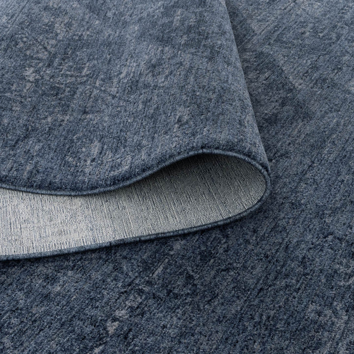 Heritage Distressed Medallion Blue Rug - H104: New Arrival