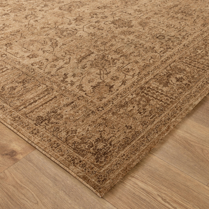 Heritage Distressed Border Mustard Rug - H105