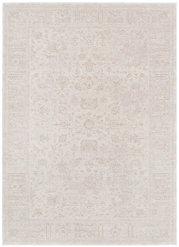 Heritage Distressed Border Beige Rug - H106: New Arrival