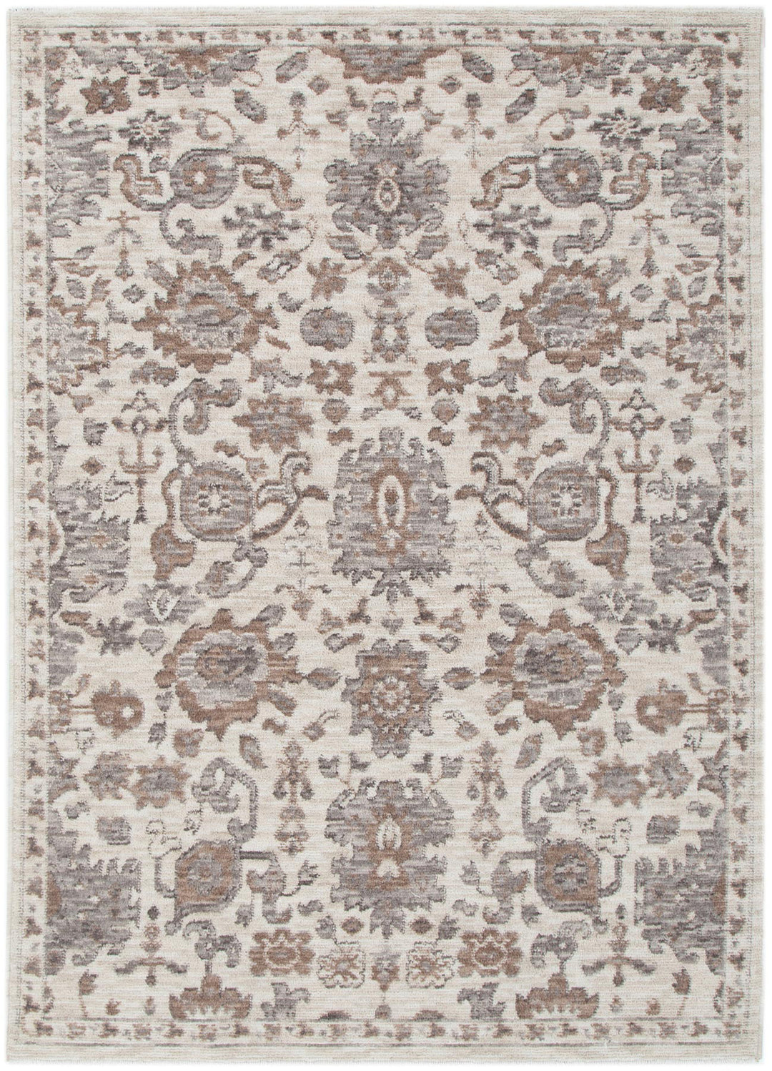 Horizon Grey Beige Traditional Rug H108 - New Arrival