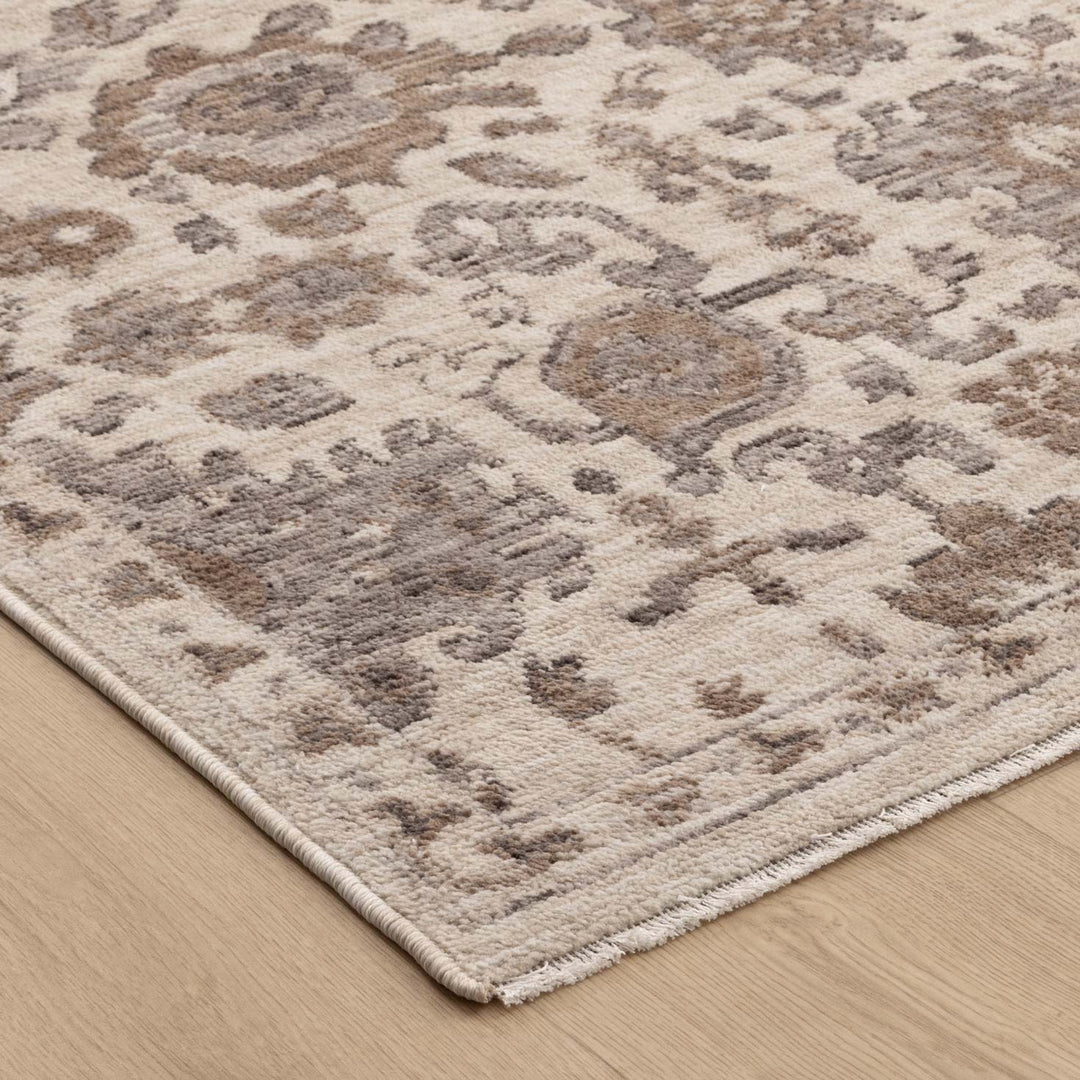 Horizon Grey Beige Traditional Rug H108 - New Arrival