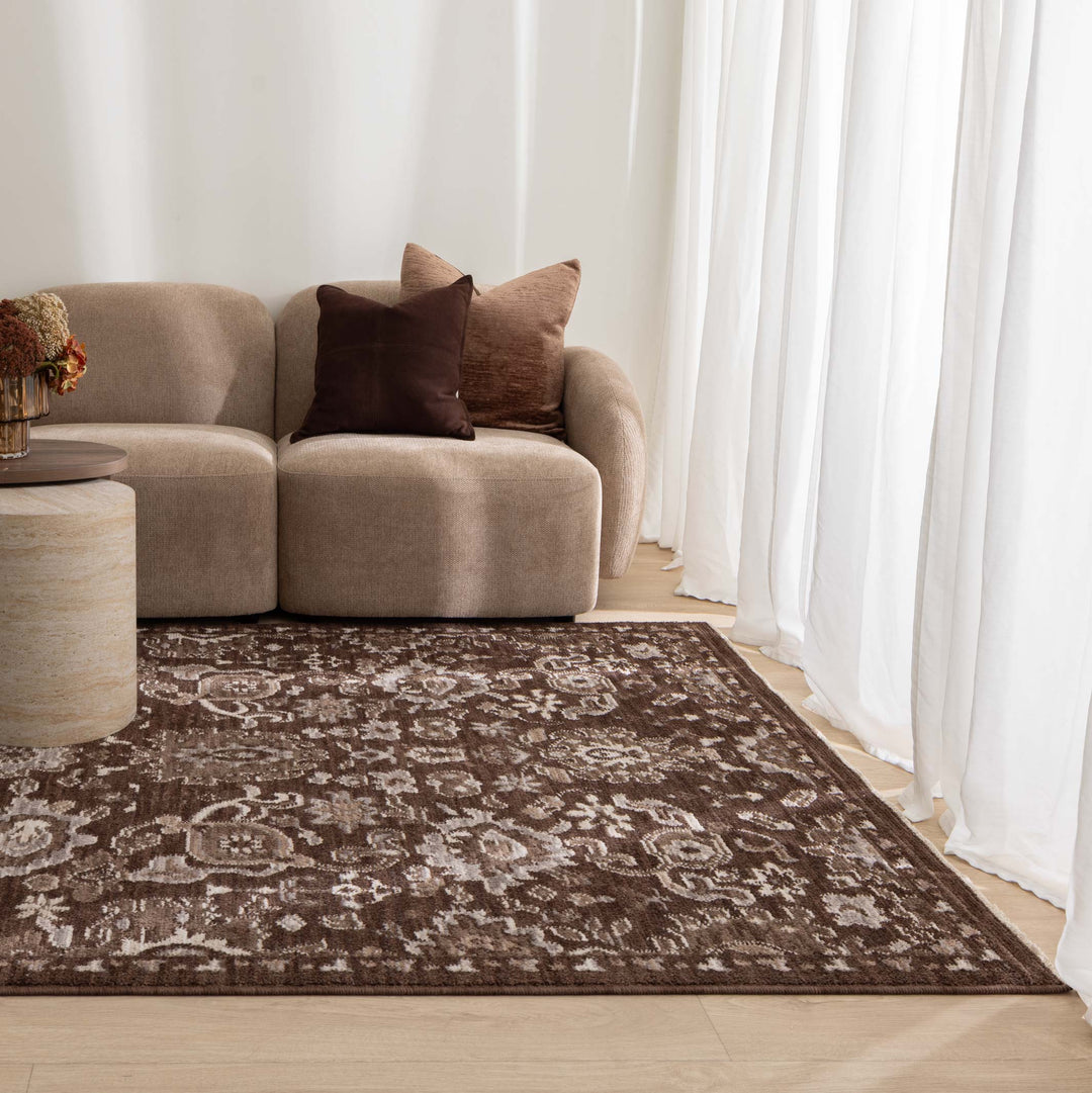 Horizon Brown Traditional Rug H111 - New Arrival