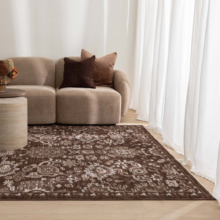 Horizon Brown Traditional Rug H111 - New Arrival