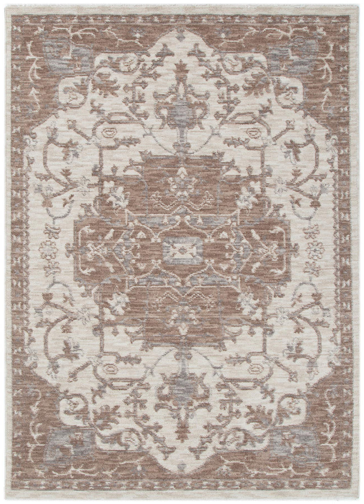 Horizon Ivory Beige Medallion Rug H114 - New Arrival