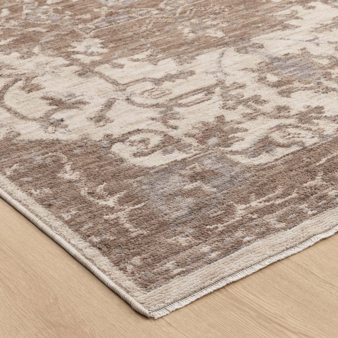 Horizon Ivory Beige Medallion Rug H114 - New Arrival