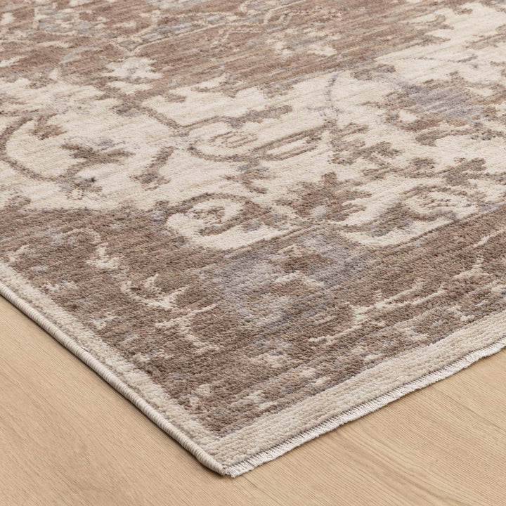 Horizon Ivory Beige Medallion Rug H114 - New Arrival