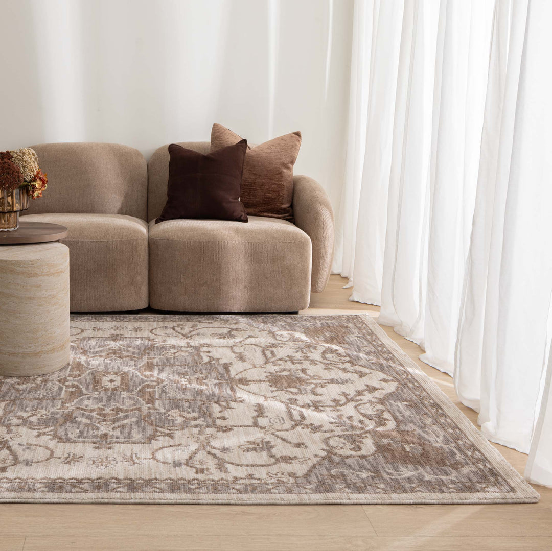 Horizon Ivory Medallion Rug H115 - New Arrival