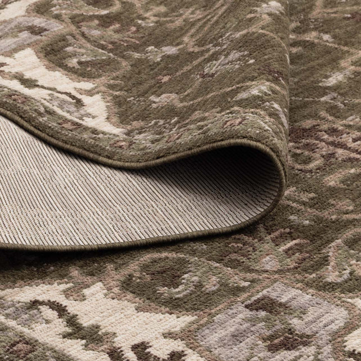 Horizon Olive Green Medallion Rug H116 - New Arrival