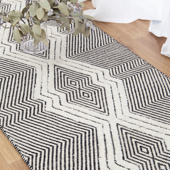 Himalaya Saw Ivory Wool  Rug -   100IVORY