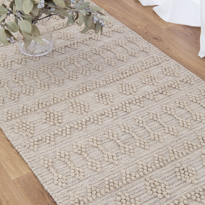 Himalaya Fine Tribal Natural Wool Rug