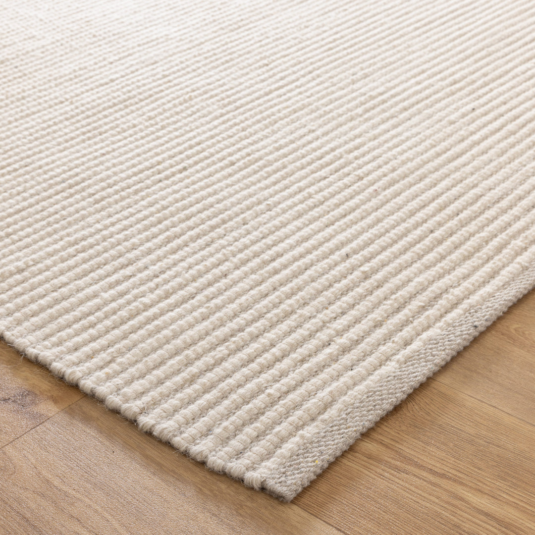 NATURA IVORY WOOL RUG