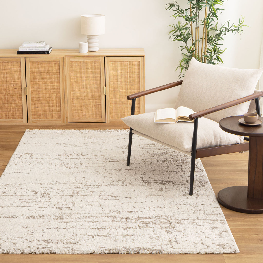 Korra Abstract Ivory Beige Rug (K400) - New Arrival