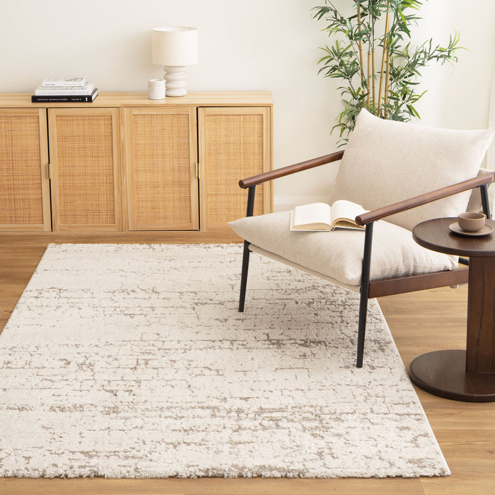 Korra Abstract Ivory Beige Rug (K400) - New Arrival