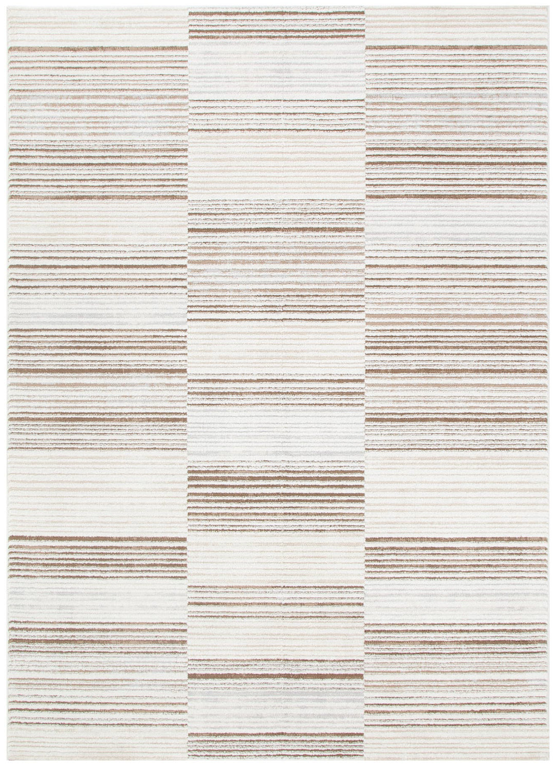 Sierra Lines Beige Brown Rug - New Arrival