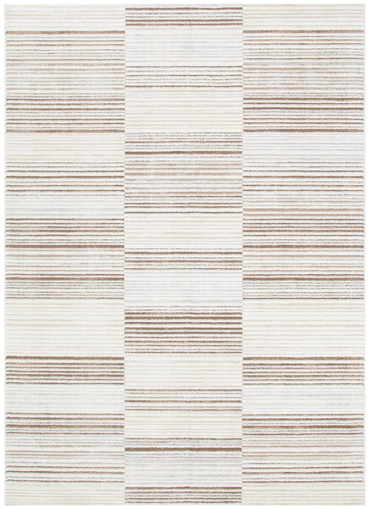 Sierra Lines Beige Brown Rug - New Arrival