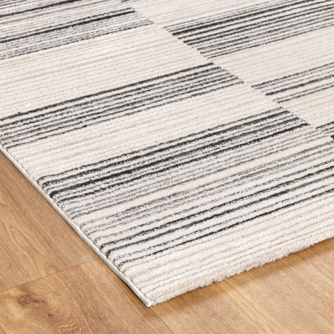 Sierra Lines Grey Rug - New Arrival