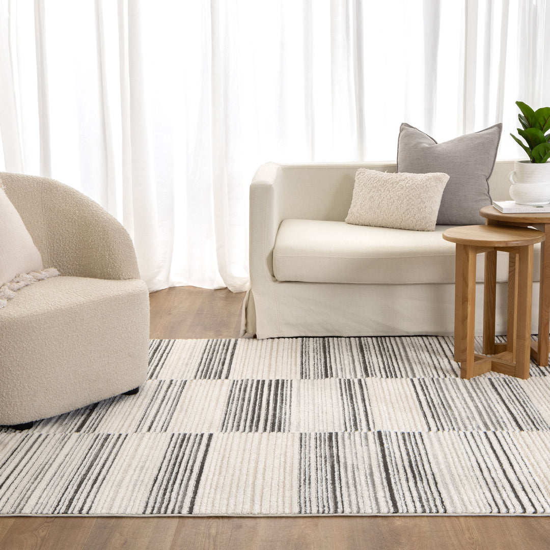 Sierra Lines Grey Rug - New Arrival