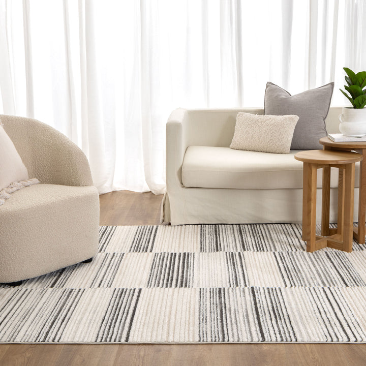 Sierra Lines Grey Rug - New Arrival