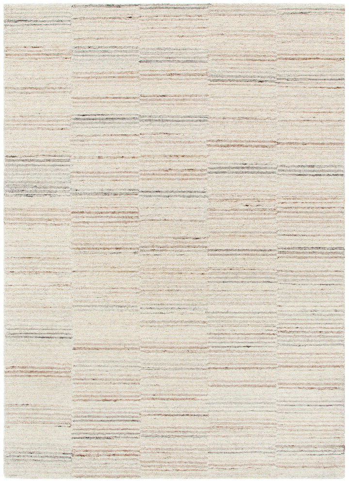 Praia Lines Natural Wool Rug