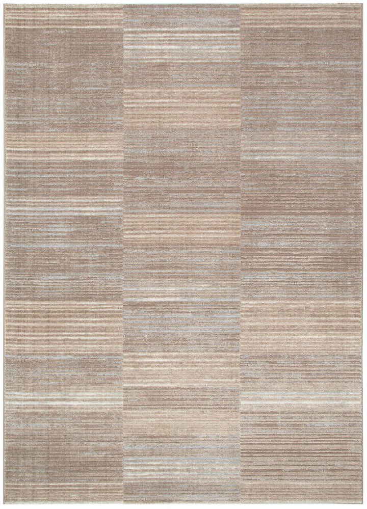 Sierra Lines Brown Grey Rug - New Arrival