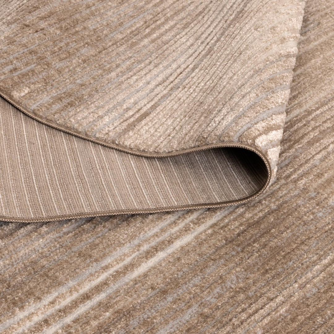 Sierra Lines Brown Grey Rug - New Arrival