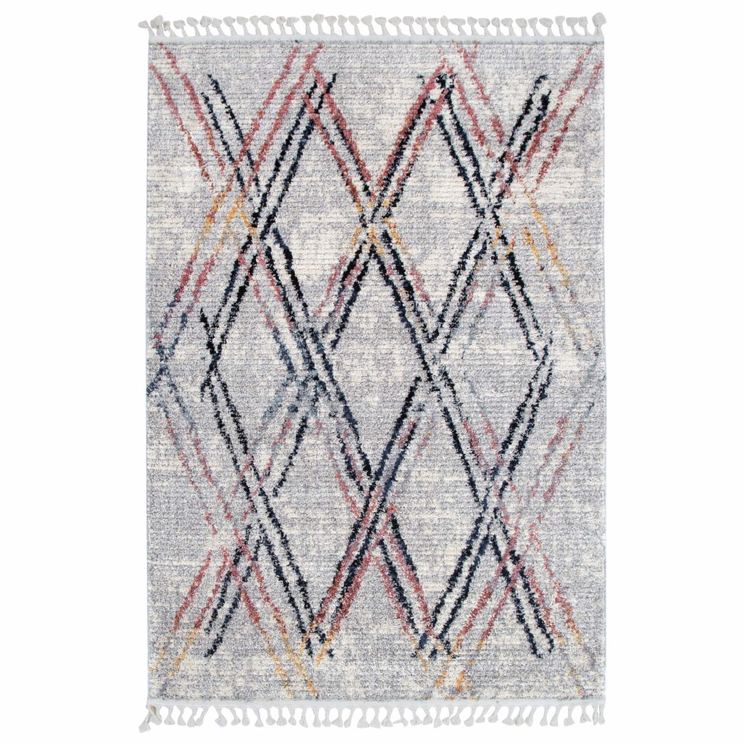 Mansour Argyle Multi Geometric Rug - 10MULT