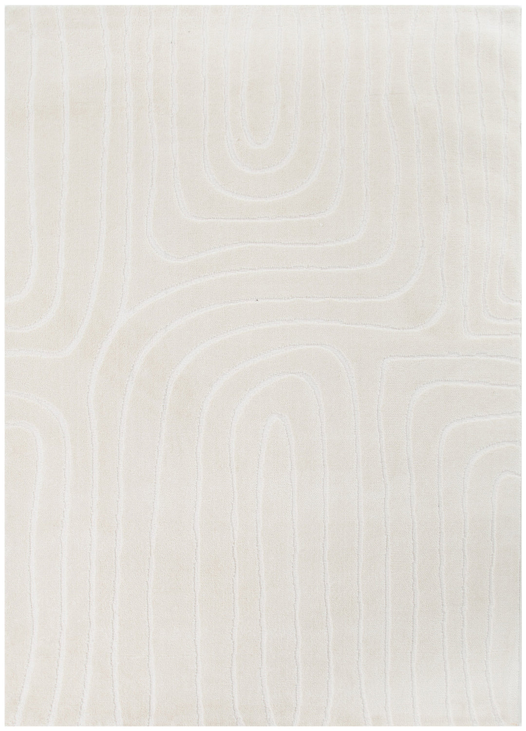 Mila Arch Lines Cream Rug - MIL7: New Arrival
