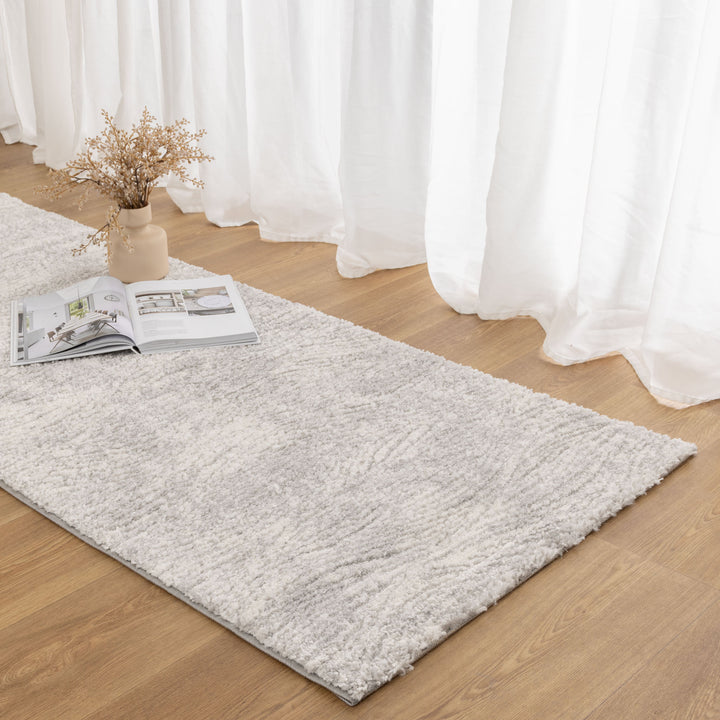 Nola Carved Grey Rug - N003