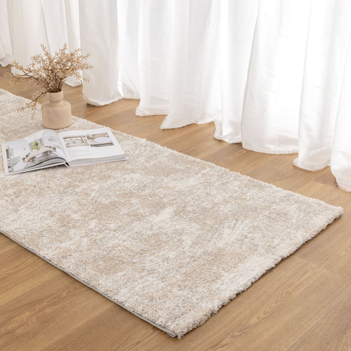 Nola Carved Beige Rug - N005