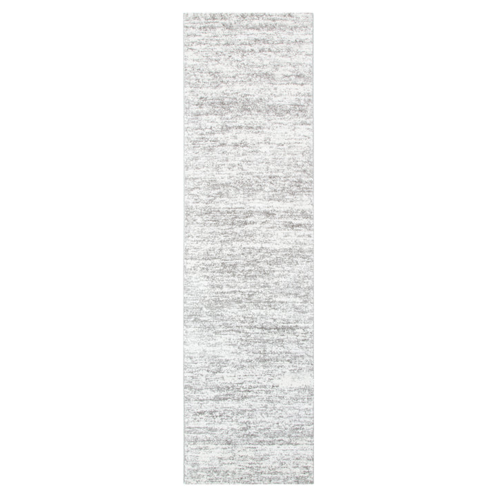 Nola Canvas Abstract Grey Rug - N008