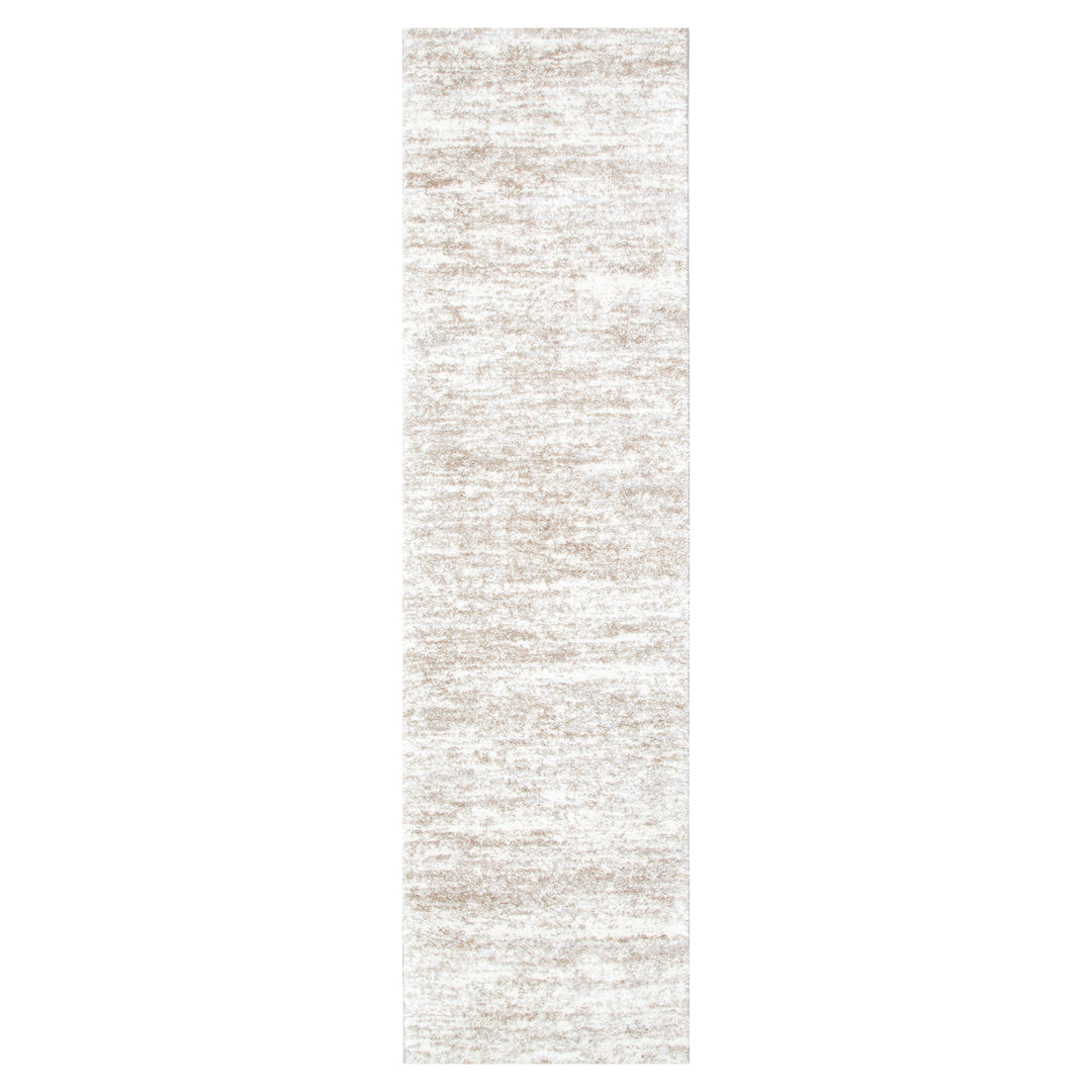 Nola Canvas Abstract Beige Rug - N009