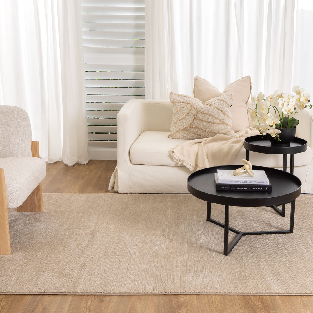 Nizza Faded Lines Beige Rug - N012 - New Arrival