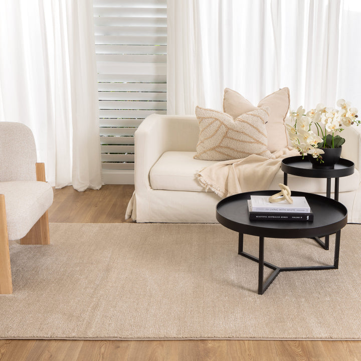 Nizza Faded Lines Beige Rug - N012 - New Arrival