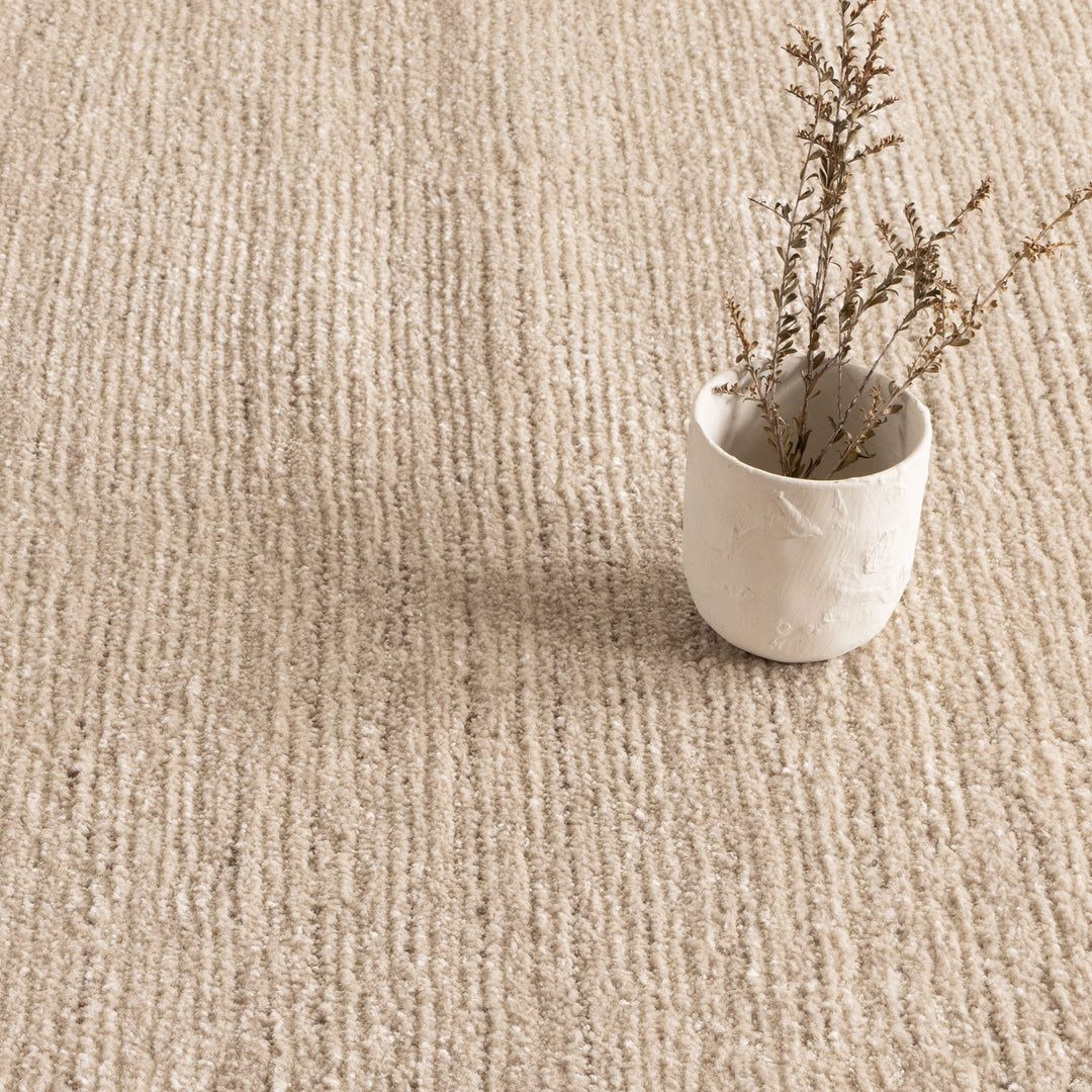 Nizza Faded Lines Beige Rug - N012 - New Arrival