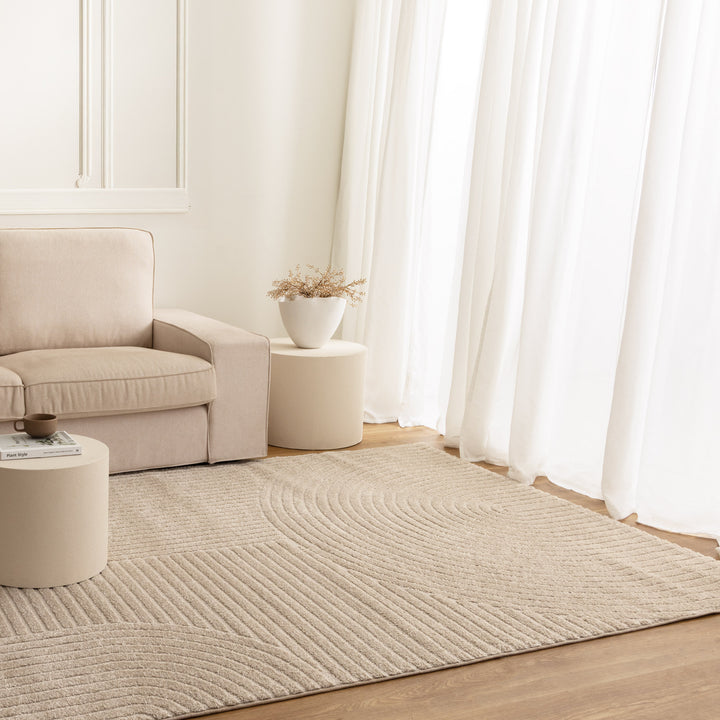 Nessa Beige Arches Rug