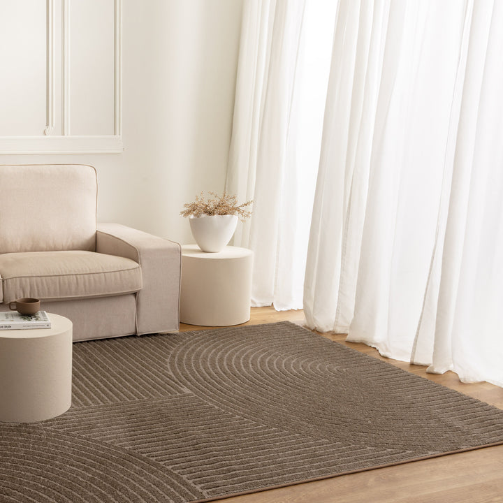 Nessa Brown Arches Rug
