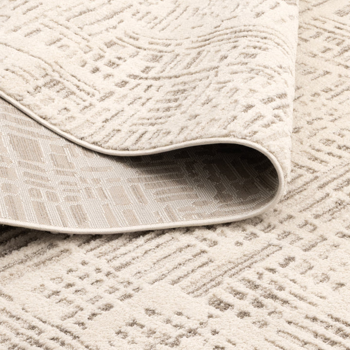 Nessa Geo Sculpted Lines Rug