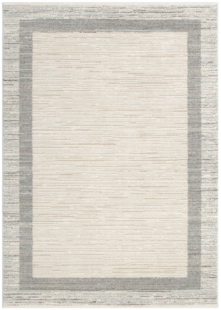 Nizza Grey Border Rug - N002 – Brand Ventures Pty Ltd