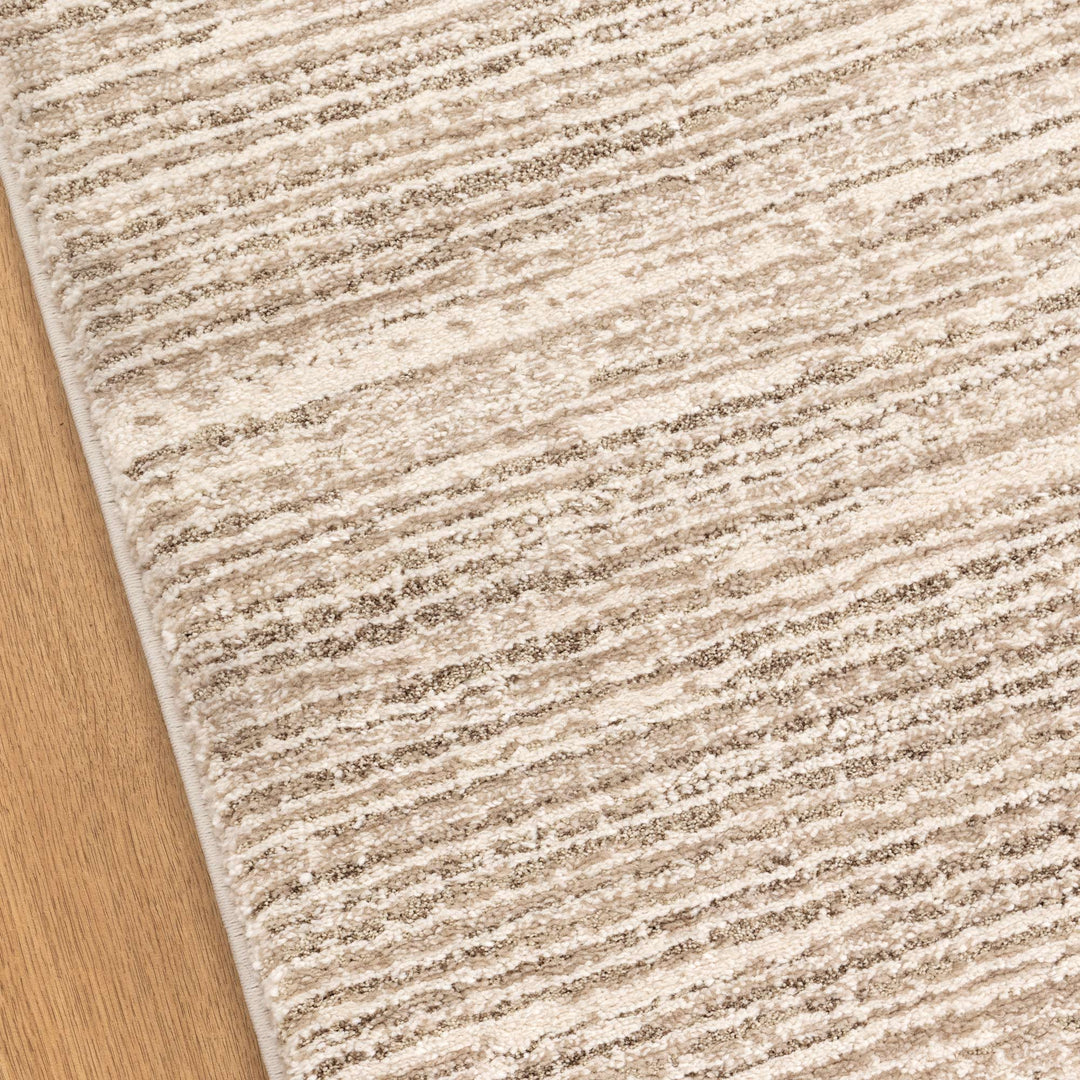 Nizza Lines Cream Beige Rug - N003