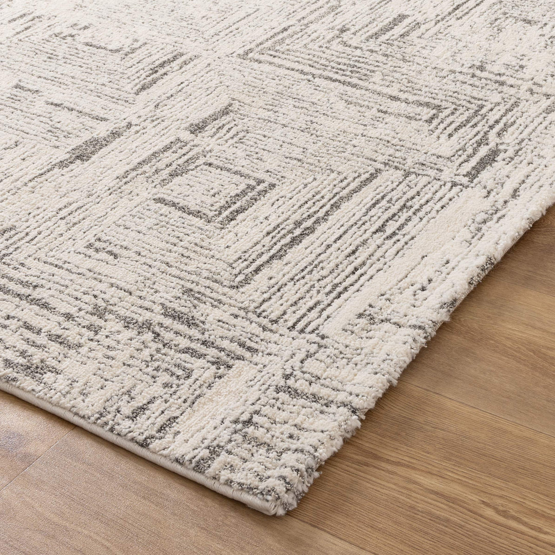 Nizza Geometric Grey Rug - N008