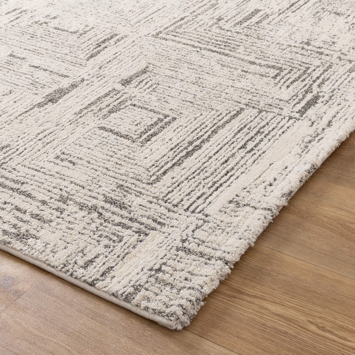Nizza Geometric Grey Rug - N008
