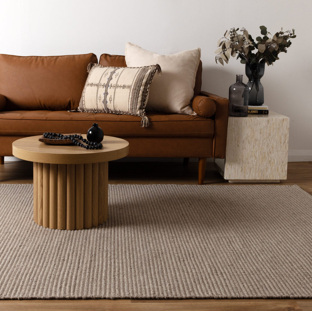 NATURE OATMEAL WOOL RUG