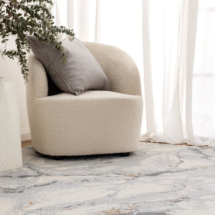 Pierre Cardin Ocean Seaspray Blue Rug OCEAN07