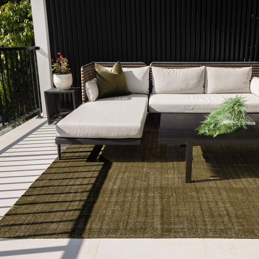 Harbour Olive Green Indoor Outdoor Rug: New Arrival