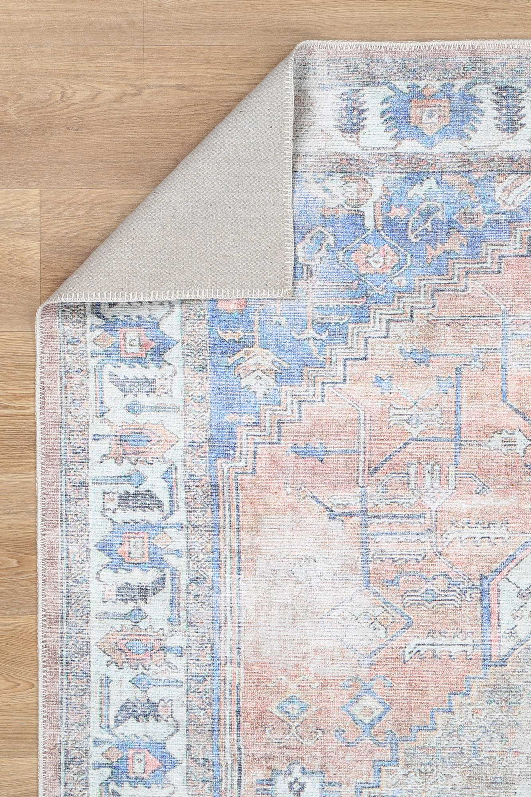 Vintage Crown Pissarro Terracotta Sky Distressed Vintage Rug - (3163-00)