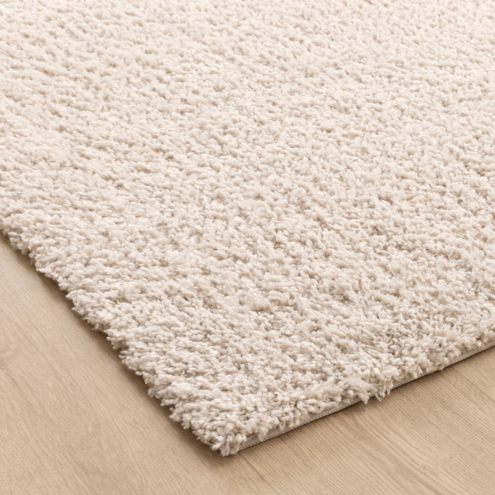 Plush Shaggy Beige Rug