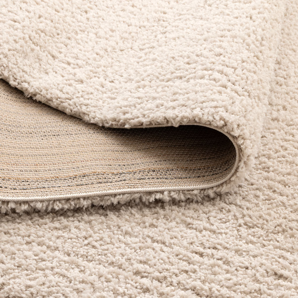 Plush Shaggy Beige Rug