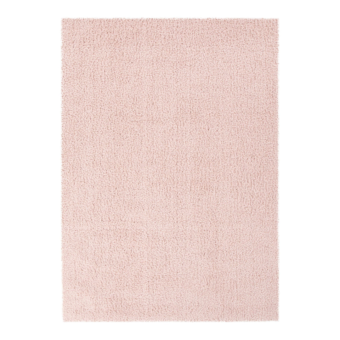 Plush Shaggy Blush Pink Rug