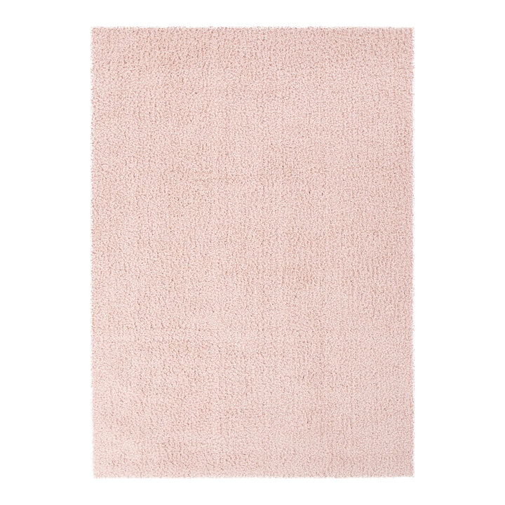 Plush Shaggy Blush Pink Rug